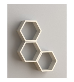 Полка FHS300 Hexagonal shelf BI белый