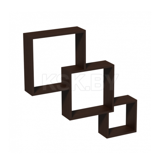 Комплект полок FIS1 Square module венге (67314) 