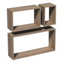 Комплект полок FRS1 Rectangle дуб сонома (67913) 