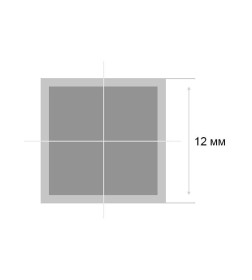 Квадрат стальной 12мм