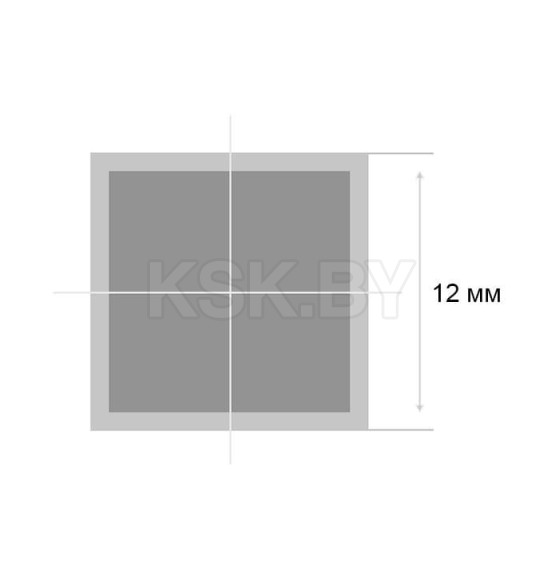 Квадрат стальной 12мм