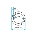 Труба стальная электросварная черная 89х3,5 мм