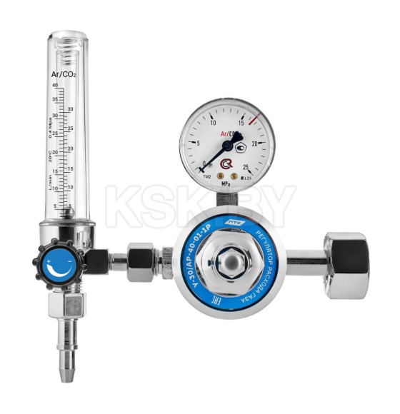 Регулятор расхода газа универсальный  У-30/АР-40-01 (манометр+1ротаметр) ПТК (002.010.612.01) 