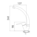 Смеситель для кухни Gross Aqua Delta, 3205268C-A02 (3205268C-A02) 