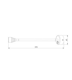 Накладной cветодиодный светильник MRL LED 1030 3W белый Kord ES