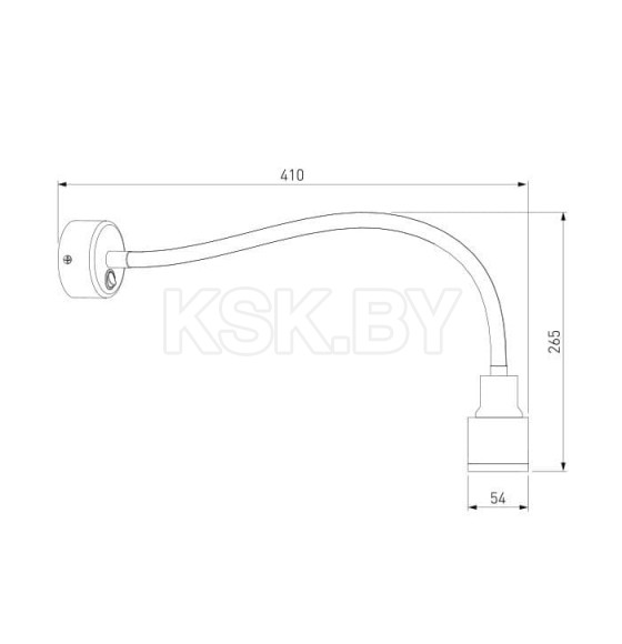 Светильник настенный светодиодный Molly белый, MRL LED 1015 (a043983) 