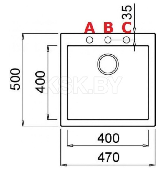 Мойка кухонная из гранита Elleci, Quadra 102 M79 Aluminium (Quadra 102 M79 Aluminium) 