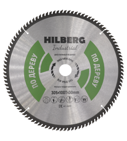 Диск пильный серия Hilberg Industrial Дерево 305*100Т*30 mm