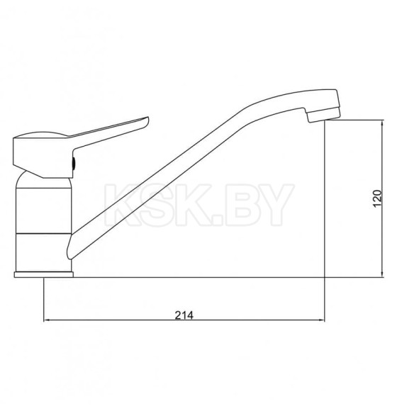 Смеситель для кухни Gross Aqua Alfa, 3210313C-G0110 (3210313C-G0110) 