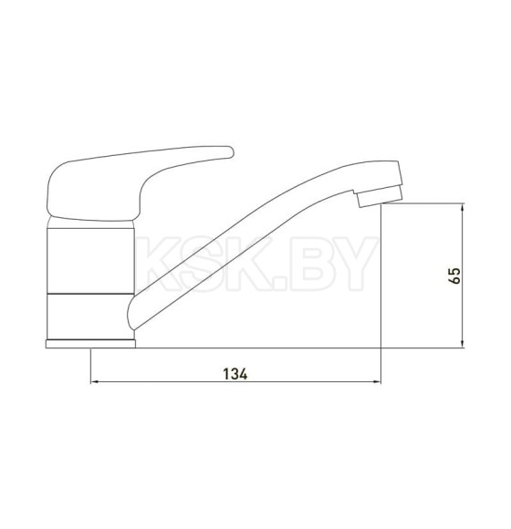 Смеситель для умывальника Gross Aqua Optima, 3509511C-G0145 (3509511C-G0145) 