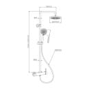 Душевая система с смесителем Gross Aqua Moderna GA9015SMD (GA9015SMD) 