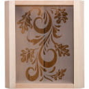 Абажур угловой цветок (стекло)  ЗСИБ00047 (ЗСИБ00047) 