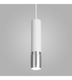 Светильник накладной белый/серебро DLN108 GU10