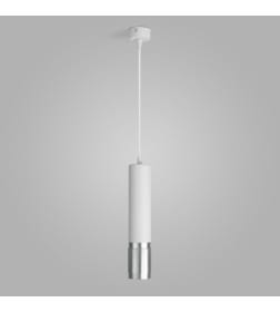 Светильник накладной белый/серебро DLN108 GU10