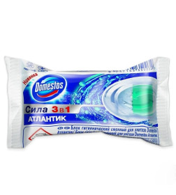 Блок гигиенический сменный для унитаза DOMESTOS Атлантик 40г