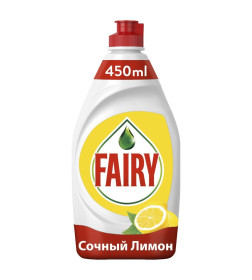 Средство для мытья посуды FAIRY Сочный Лимон, 450мл