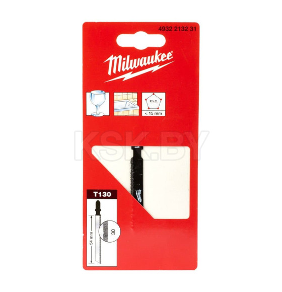 Полотно для лобзика (абразивные материалы и чугун) Milwaukee D 54 зерно 30 T130 (4932213231) 