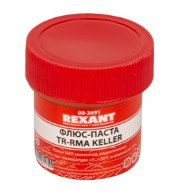 Флюс-паста «TR-RMA KELLER» с активаторами 20 мл REXANT