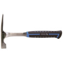 Молоток каменщика монолитный, 600 г с рукояткой из стекловолокна HOEGERT (HT3B033) 