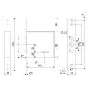 Замок врезной Гардиан 30.01 (21262) 