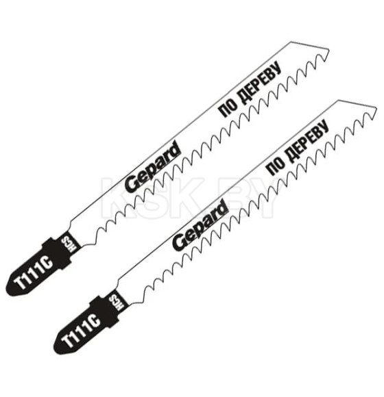 Полотно для лобзика по дереву Т111C (2 шт.) GEPARD GP0630-13 (GP0630-13) 
