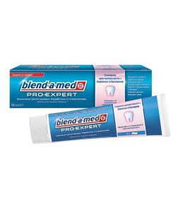 Зубная паста Blend-a-med 100мл ПроЭксперт Сниж чувств+береж отбел Мята 