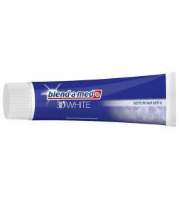 Зубная паста Blend-a-med 100мл 3D White Бережная мята