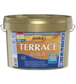 Масло для террас Aura Terrace Aqua (палисандр) 2,7 л 