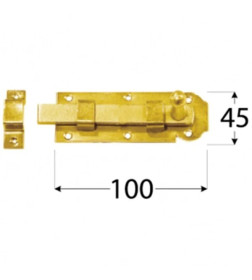 Задвижка  100x45 мм