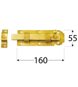 Задвижка  160x55 мм