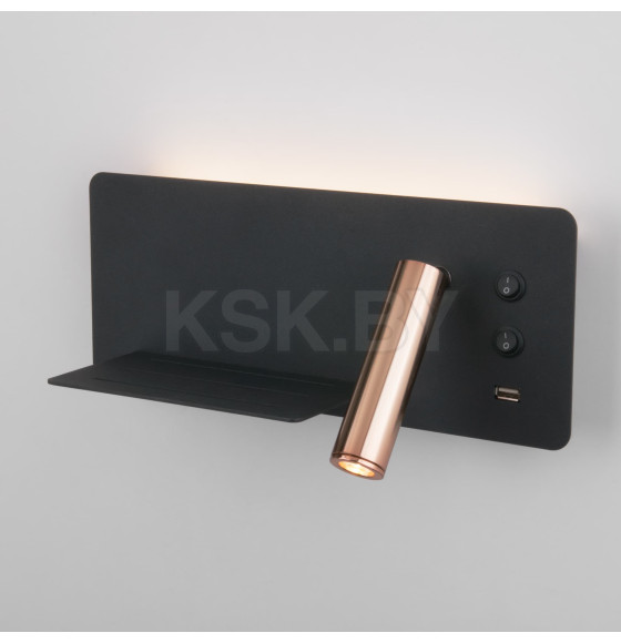 Светильник настенный светодиодный Fant L чёрный/золото MRL LED 1113 (a053083) 