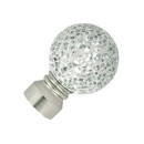 Наконечник для карниза Ас Форос D25 Мираж Сатин