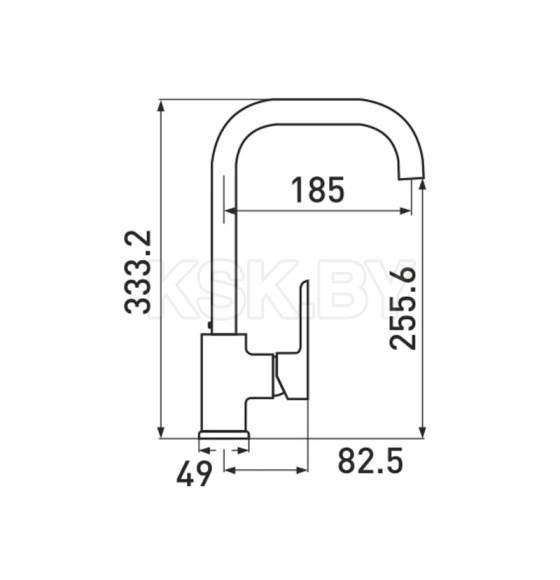 Смеситель для кухни  Gross Aqua Loft, 3243298C-B07 (3243298C-B07) 