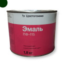 Эмаль алкидная ПФ-115  Цветогамма темно-зеленая,  1,8 кг