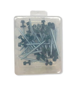 Саморез кровельный 4,8х76 PT1. RAL 6005 (тёмно-зелёный), в пласт. контейнере (упак/30шт)