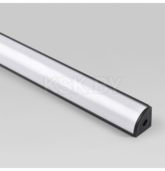 Угловой алюминиевый профиль черный/белый  для LED ленты (под ленту до 10mm) LL-2-ALP008 (a053627) 