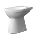 Биде керамическое Лаго белый, 1 сорт (с креплением)