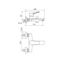 Смеситель Esko Dubai для ванны, DI 54 (DI 54) 