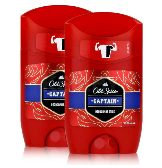 Антиперспирант твердый  Old Spice 2*50мл  Captain (2234) 