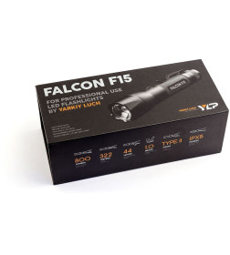 Фонарь YLP F15 "Falcon" CREE XP-L HI 800лм. 3-реж. под аккум. 18650 IPX5 Яркий луч