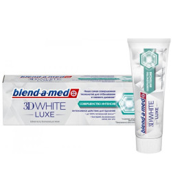 Зубная паста Blend-a-med 75мл 3D White Luxe Совершенство интенсив