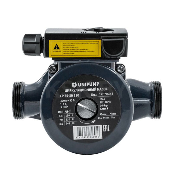 Насос циркуляционный Unipump CP25-80 180 230V 50Hz (67837) 