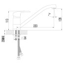 Смеситель для кухни Прамен LM3304C (LM3304C) 