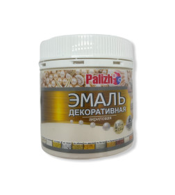 Эмаль декоративная акриловая "Palizh" № 92, белый жемчуг, (0,15кг)