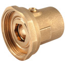 Кран шаровой Ferro для насоса 10 бар с полумуфтой вр 1½” - вр 1", KSP2 (KSP2) 