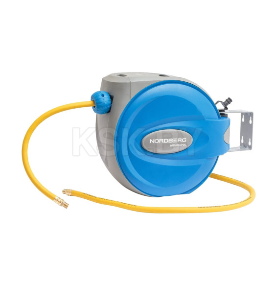Шланг воздушный на катушке NORDBERG HR1015HPVC гибридный PVC 9.5х15.5 мм, 15+1 м (HR1015HPVC)