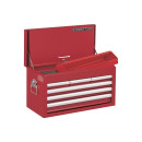 Ящик инструментальный, 6 ящиков и отсек KING TONY KING TONY 87411-6B красный (87411-6B) 