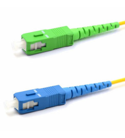 Патч-корд оптический переходной (SM), 9/125 (OS2), SC/APC-SC/UPC, (Simplex), LSZH, 2м Rexant