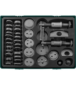 Набор для возврата поршней дисковых тормозов Jonnesway AN100002SP 42 предмета ложемент