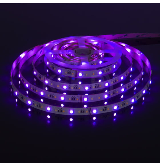 Светодиодная лента 16W 24V IP20 RGB 3300/6500К теплый белый/холодный белый ES
